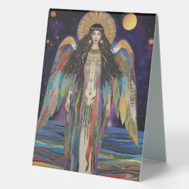 Anunnaki Star Goddess Inanna Art Nouveau Tischaufsteller