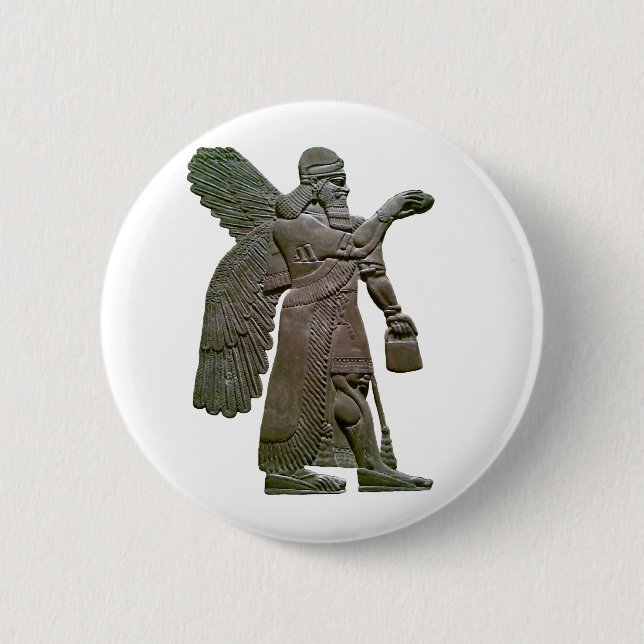 Anunnuki alter sumerischer alienExtraterrestrial Button (Vorderseite)