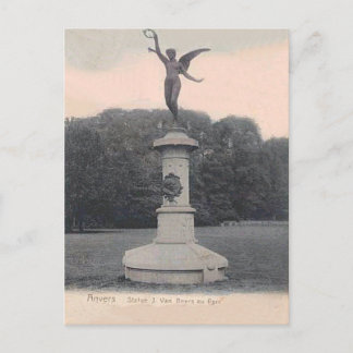 Anvers, Statue J. van Beers au parc Postkarte