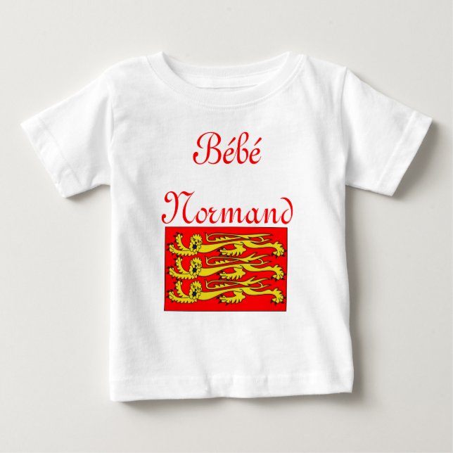 Anvertrauen normannisch zu sein baby t-shirt (Vorderseite)