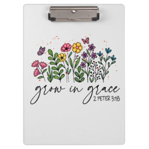 Anwachsen in Grace Klemmbrett
