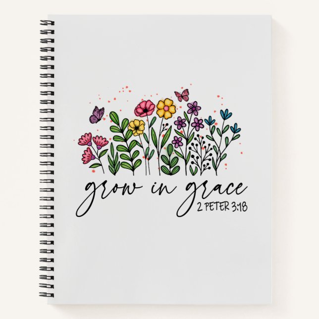 Anwachsen in Grace Notizbuch (Vorderseite)