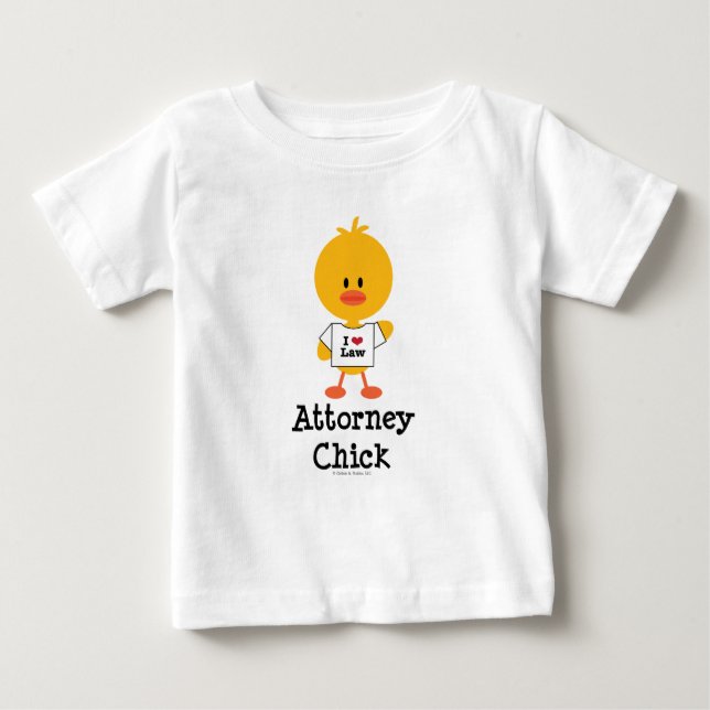 Anwalt Chick Säugling Long Sleeve T - Shirt (Vorderseite)