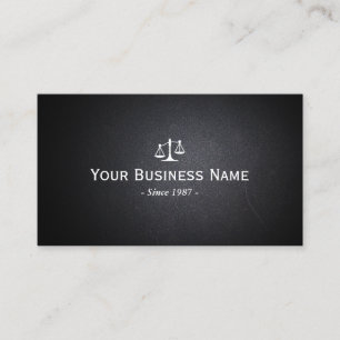 Anwalt Dark Leather Beruflich Visitenkarte