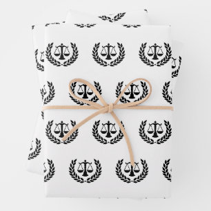 Anwalt der Juristischen Abschluss Geschenkpapier Set