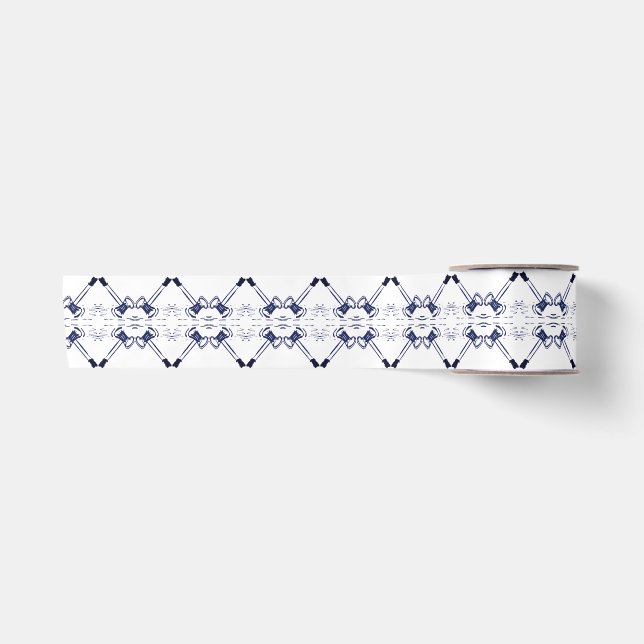 Anwalt der Marine White Gavel, Satin Ribbon Satinband (Vorderseite)