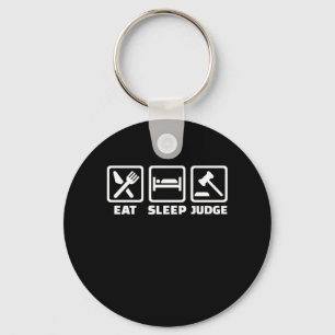 Anwalt Eat Sleep Judge Schlüsselanhänger