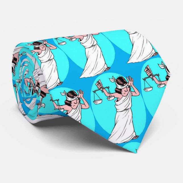 Anwalt Funny Justice Spaß Neck Tie Krawatte (Gerollt)