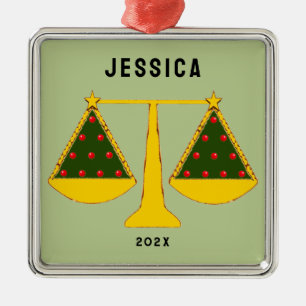 Anwalt Geschenke zu Feiertagen Ornament Aus Metall