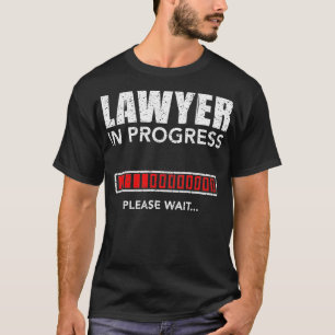 Anwalt in Arbeit Bitte warten Anwalt Funny Stu T-Shirt