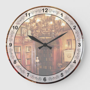 Anwalt - In der Bibliothek Große Wanduhr