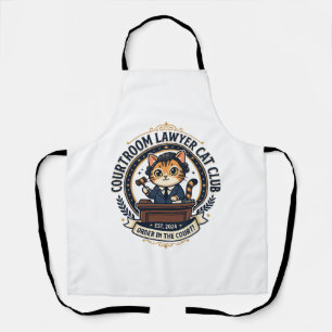 Anwalt Katze Lustige Katzenliebhaber Design - Geri Schürze
