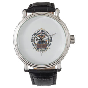 Anwalt Katze Lustiges Katzenliebhaber-Design - Ger Armbanduhr
