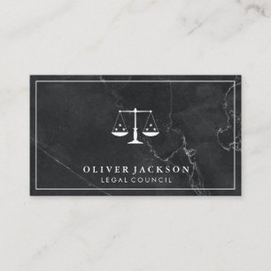 Anwalt   Marmor   Rechtsjustiz Visitenkarte