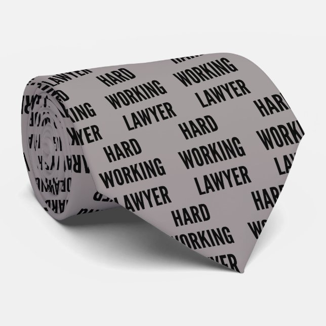 Anwalt Neck Tie Krawatte (Gerollt)