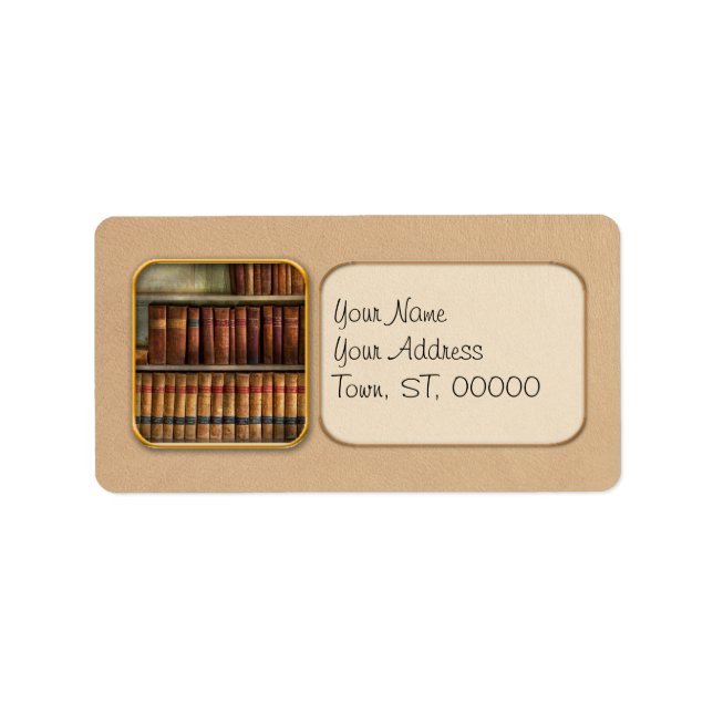 Anwälte - Bücher - Bücher Adressaufkleber (Vorne)