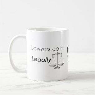 Anwälte tun es! kaffeetasse