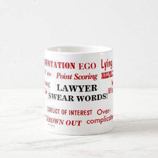 Anwältin Swear Worte annoyarend lustige Pieves Kaffeetasse