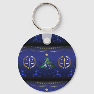 Anwältin Weihnachtsbaum Elegant Schlüsselanhänger