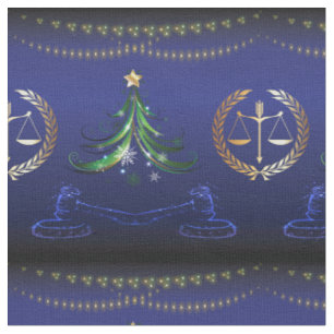 Anwältin Weihnachtsbaum Elegant Stoff