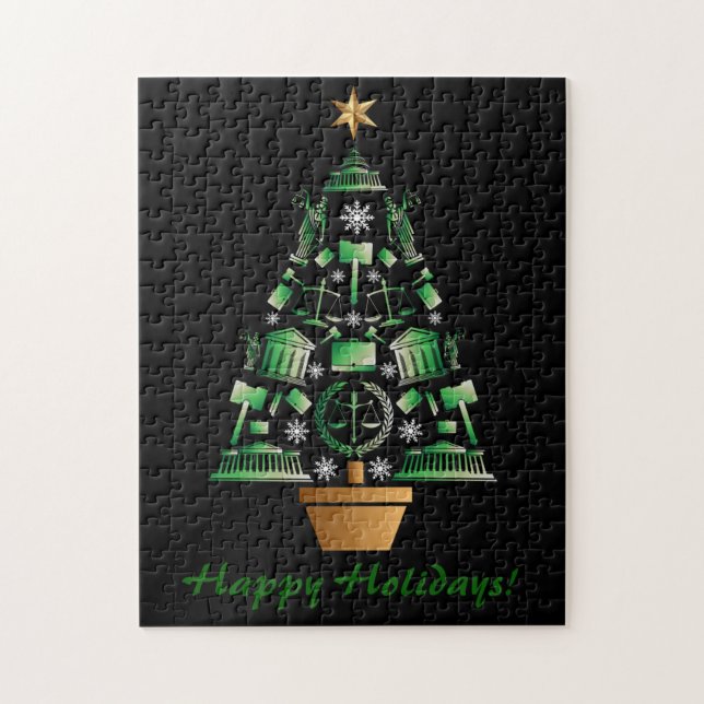 Anwaltsanwalt Weihnachtsbaum (Vertikal)