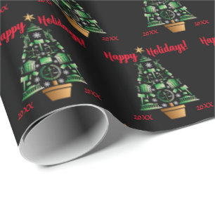 Anwaltsanwalt Weihnachtsbaum Geschenkpapier