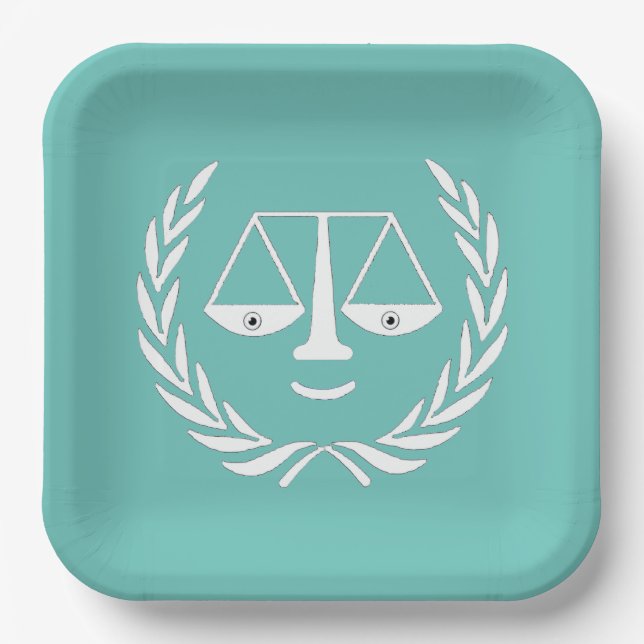 Anwaltskanzlei Abschluss Paper Teller (Vorderseite)