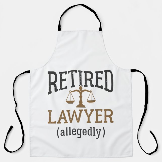 Anwaltskanzlei, angeblich "Retirement Attorney" Schürze (Vorderseite)