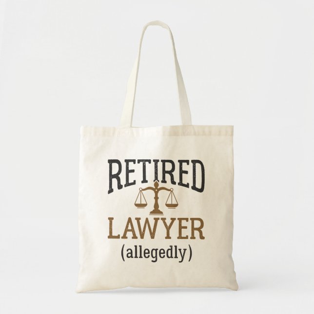 Anwaltskanzlei, angeblich "Retirement Attorney" Tragetasche (Vorne)