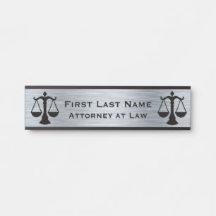 Anwaltstürschild Zeichen Anwalt Türschild