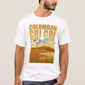 Anweisungs-AnweisungsdoppelMotorflugzeug T-Shirt