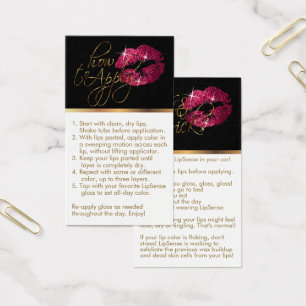 Anwenden und Tipps - Warme rosa Glitzer Lippen