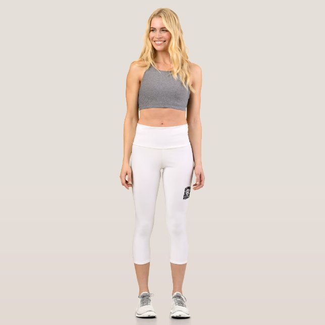 Anwendung bei Frauen Capri Leggings (Vorderseite)
