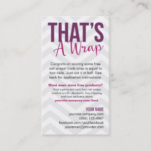 Anwendungs-Anweisungs-Visitenkarten Visitenkarte