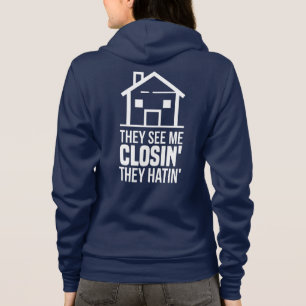 Anwesen Agent sehen sie mich schließen Realtor Hoodie