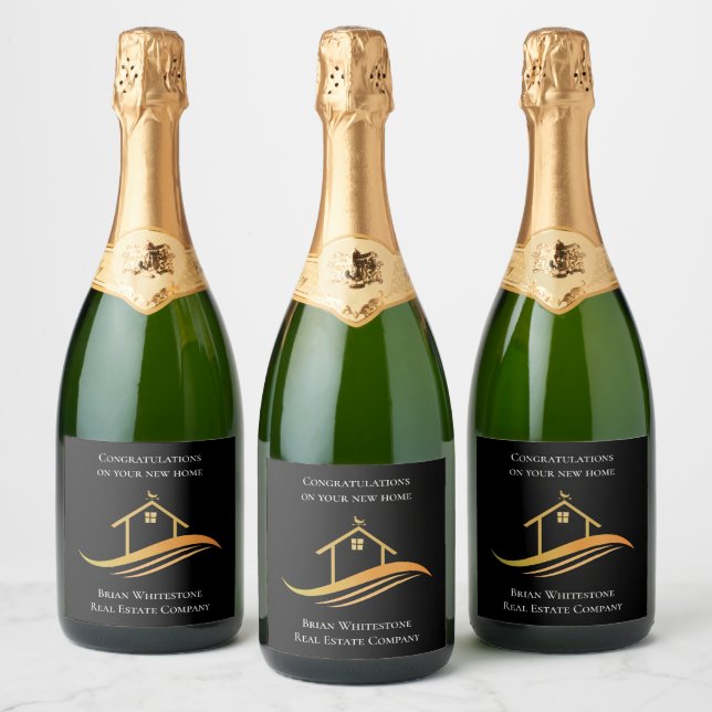 Anwesen Chic Custom Realtor Housewarming Party (Flaschen)