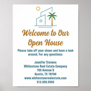 Anwesen Company Custom Open House Poster