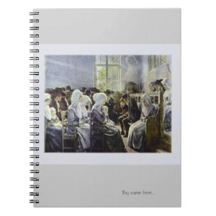 Anwesenheit in der Mitte Notizblock