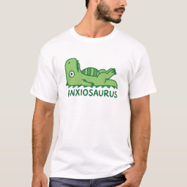 Anxiousaurus Psychische Gesundheit Angst Wortspiel T-Shirt
