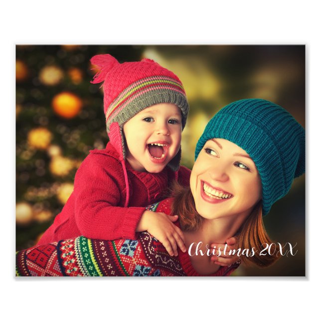 Any 8x10 Personalized Dated Photo Print Fotodruck (Vorne)