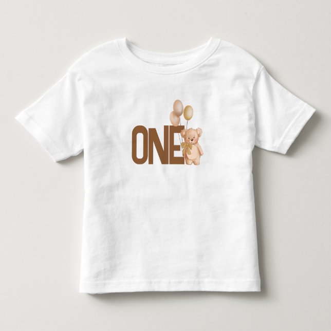 Any age - Teddy Bear Birthday T-Shirt  (Vorderseite)