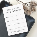 Any color custom logo vertical appointment cards terminkarte<br><div class="desc">Modern,  simple yet elegant appointment cards with template fields for your contact information and logo on the back. Font,  font color and background color can be changed with the design tool.</div>