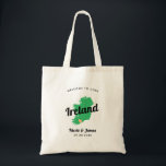 Any Color Ireland Wedding Welcome Bag, Irish Tragetasche<br><div class="desc">Wedding weekend welcome gift bag for out of town guests to your wedding, featuring image of Ireland. You may edit the colors for any part of this design, as well as move the heart to the location of your wedding. To change colors, click personalize and then "edit using the design...</div>