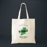 Any Color Ireland Wedding Welcome Bag, Irish Tragetasche<br><div class="desc">Wedding weekend welcome gift bag for out of town guests to your wedding, featuring image of Ireland. You may edit the colors for any part of this design, as well as move the heart to the location of your wedding. To change colors, click personalize and then "edit using the design...</div>