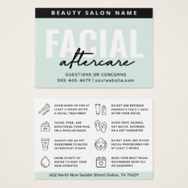 Any Color Teal Facial Aftercare