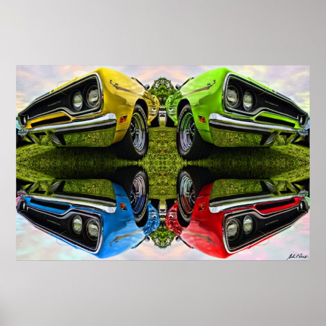 Any Flavor You Like - 1970 Plymouth Road Runner Poster (Vorne)