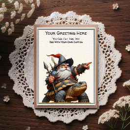 Any Occasion Gnome and Elven Warrior Storybook Postkarte