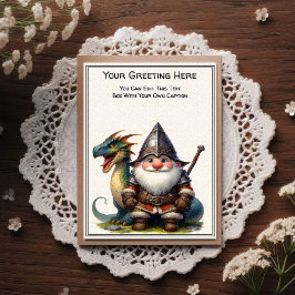 Any Occasion Gnome and Elven Warrior Storybook Postkarte