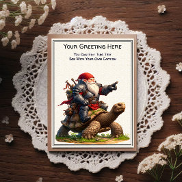 Any Occasion Gnome and Elven Warrior Storybook Postkarte