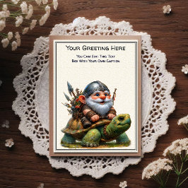 Any Occasion Gnome and Elven Warrior Storybook Postkarte